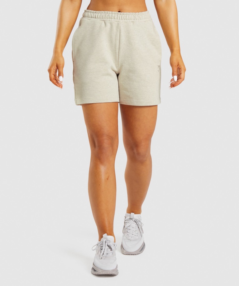 Gymshark Rest Day Sweats Shorts Sand Marl