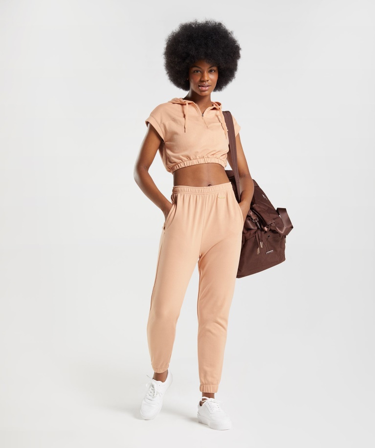 Gymshark Sunset Beige Whitney Loose Joggers