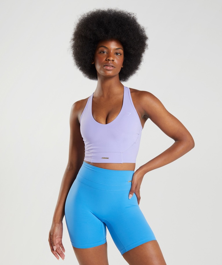 Gymshark Whitney Crop Tank Wildflower Purple