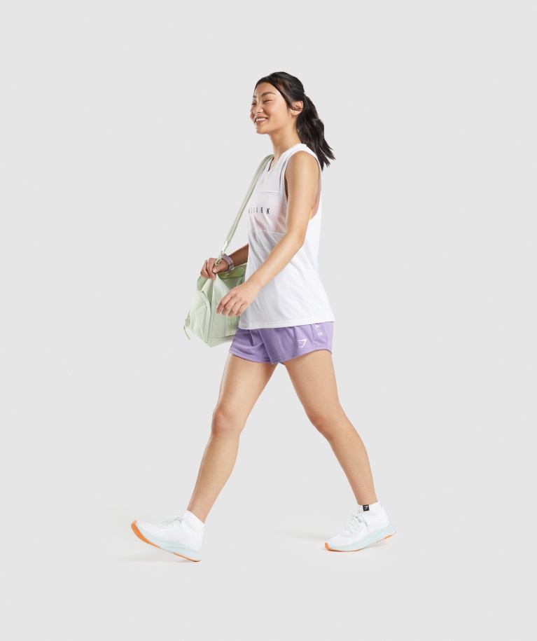 Sport Loose Tank White Gymshark